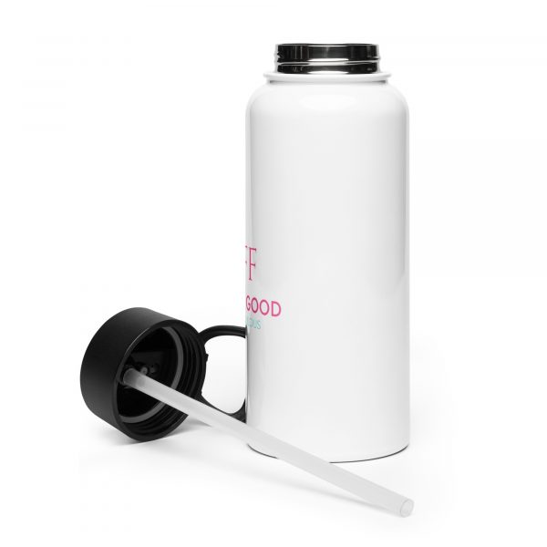 Stainless Steel Water Bottle with Straw | LGFF: Looking Good Feeling Fabulous - Image 7