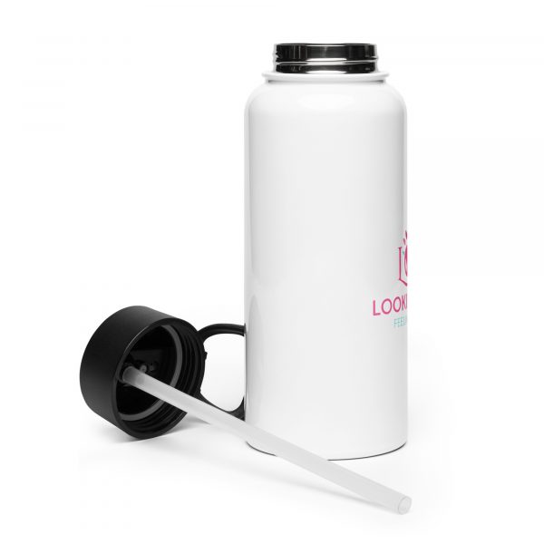 Stainless Steel Water Bottle with Straw | LGFF: Looking Good Feeling Fabulous - Image 8